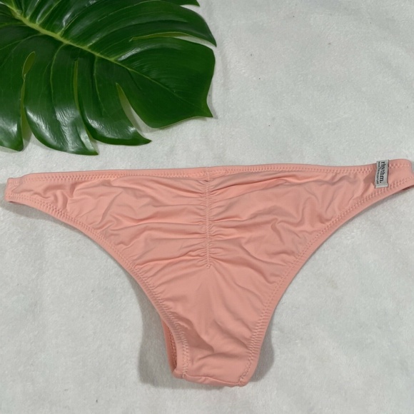 NEW $38 Rhythm My Cheeky Bikini‎ Bottoms in Peach [ SZ Medium US ] - Picture 8 of 11